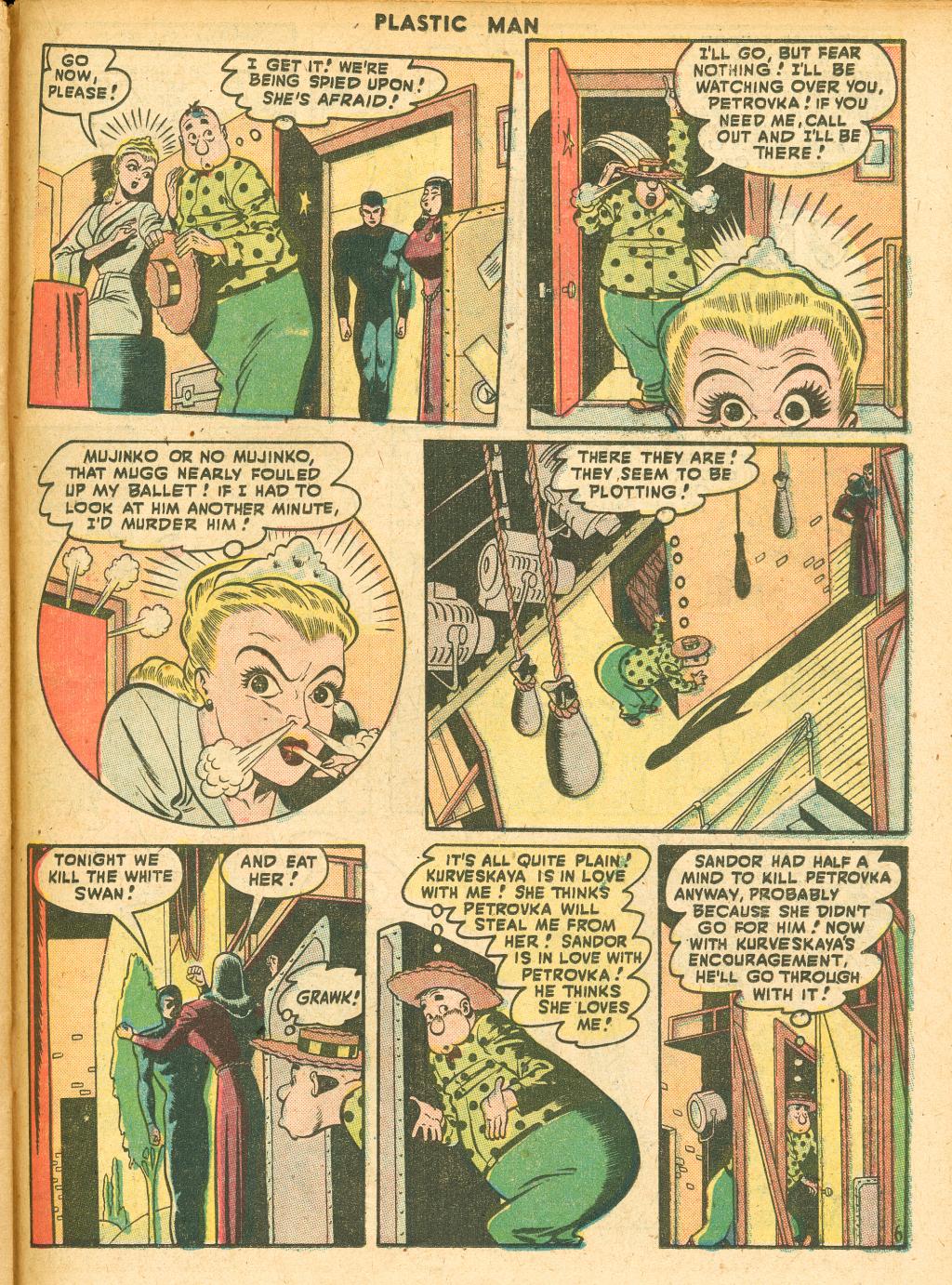 Read online Plastic Man (1943) comic -  Issue #10 - 31