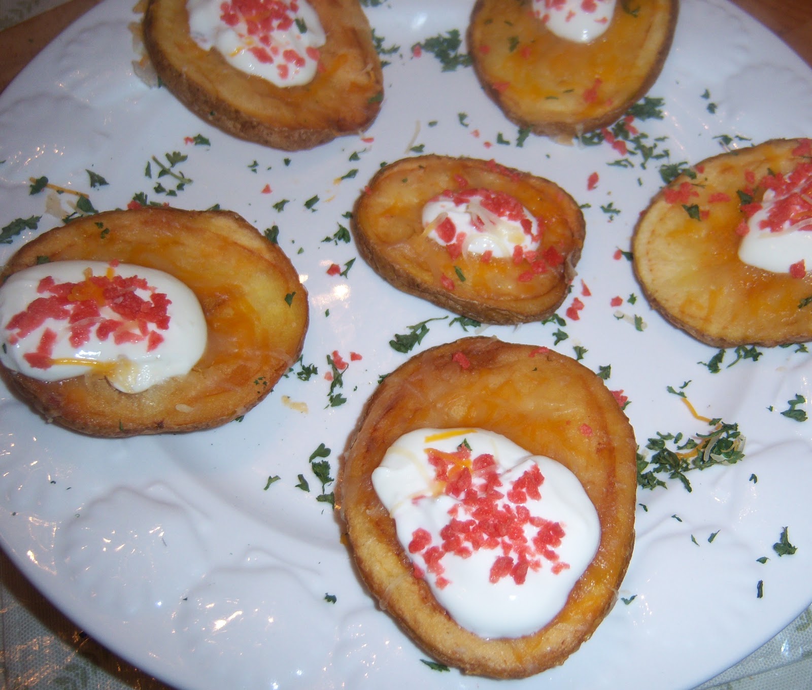 Curts Delectable Creations Deep Fried Loaded Potato Skin Appetizer