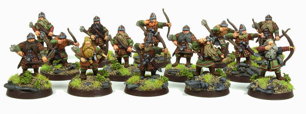 Lord of The Rings Strategy Battle Game - Dwarrf Warriors with Bows