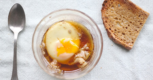 Eggs Poached in Maple Syrup