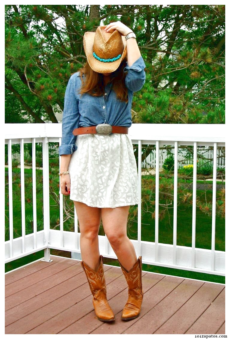 tacon de botas vaqueras