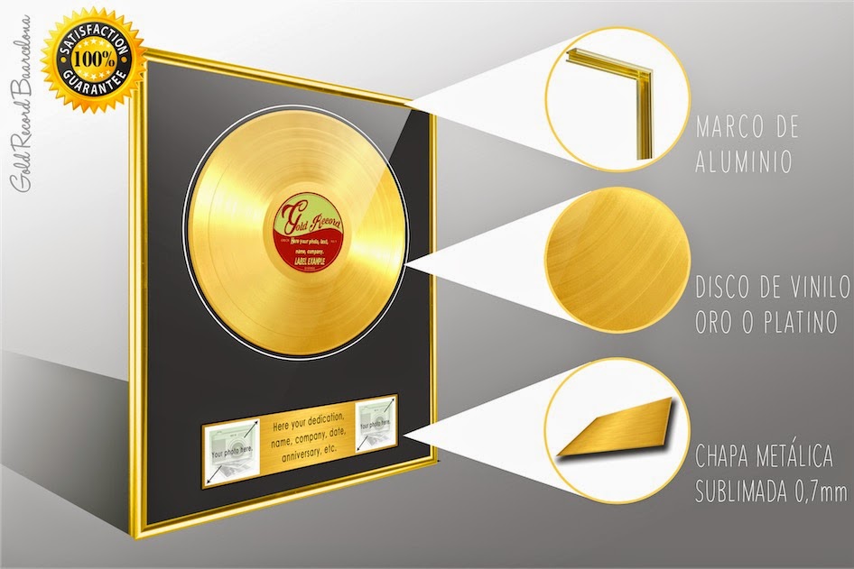 Discos de Oro y platino. Premios, galardones, awards, regalos empresariales.: Nueva HQ para diseñar tus discos de oro