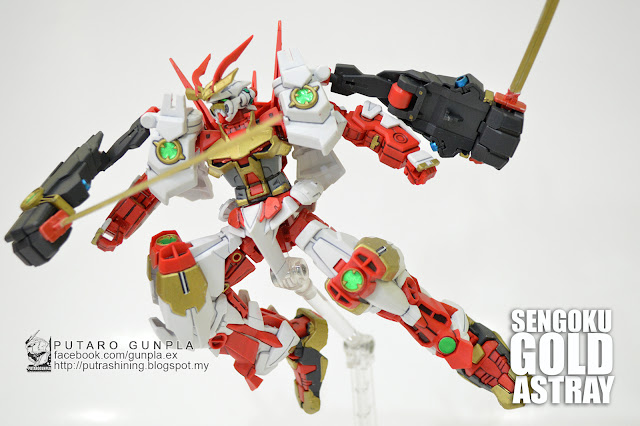 PUTARO GUNPLA - HGBF 1/144 Sengoku Astray Gundam Custom Paint by Putra Shining