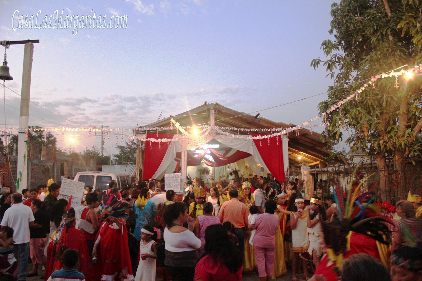 Living Barra de Navidad Fiesta in Barra de Navidad barrio Patron