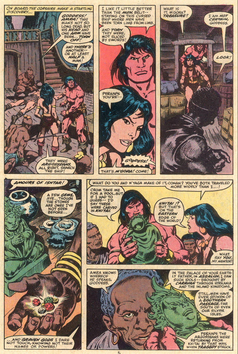 Read online Conan the Barbarian (1970) comic -  Issue #99 - 5