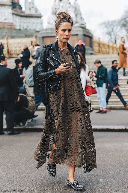 Street Style from Fashion Week NYFW and LFW | Collage Vintage