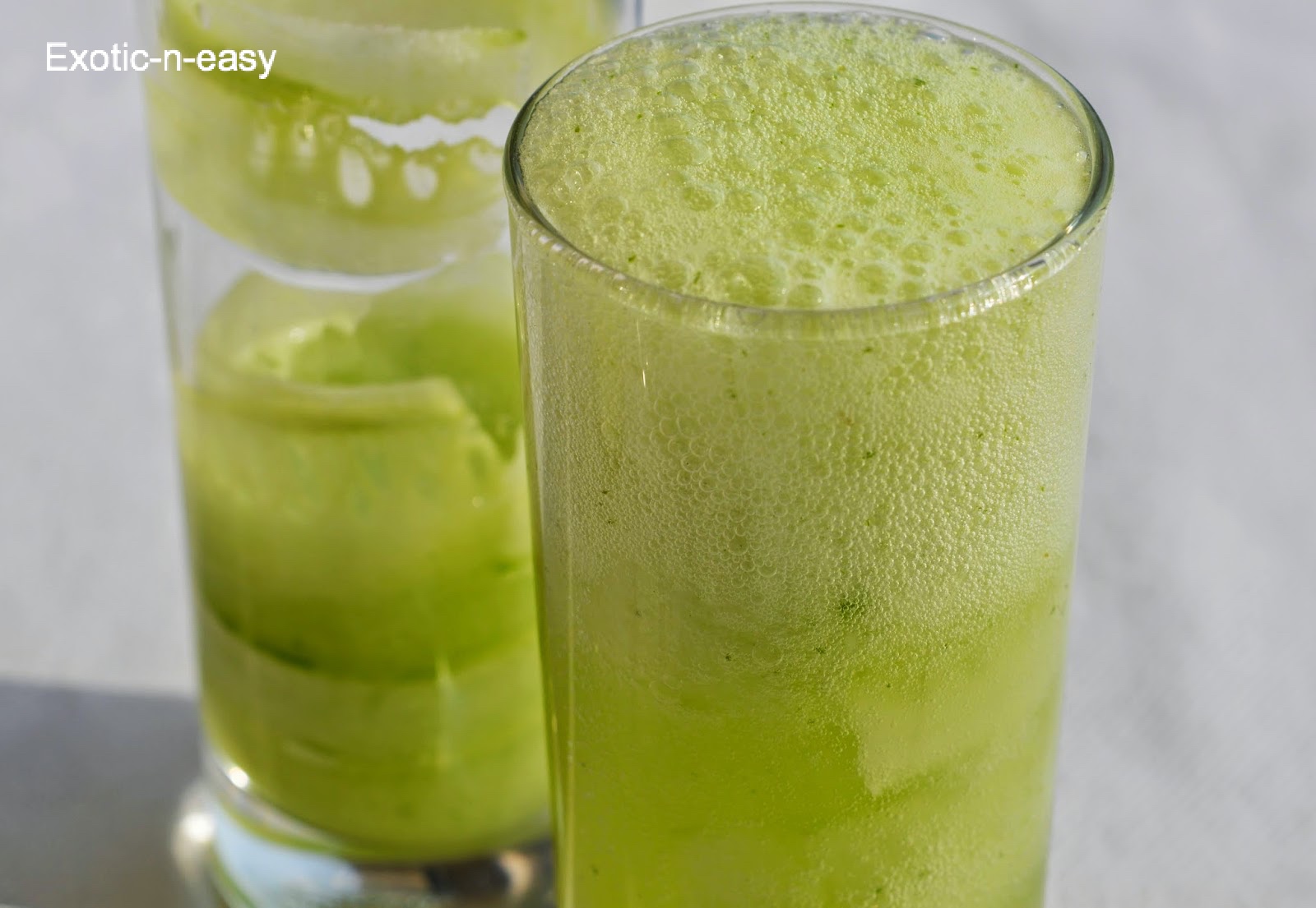 exoticneasy cooking Cucumber Lemonade