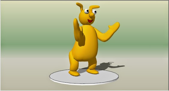 modélisation 3D SketchUp figurine