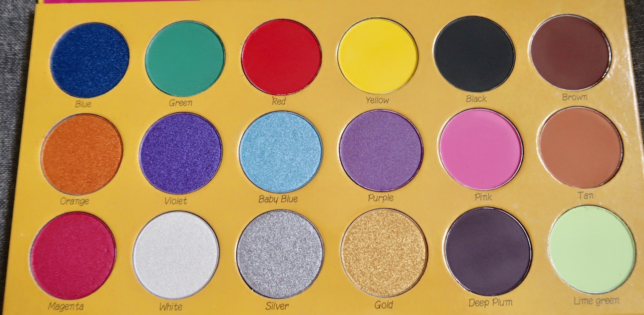 Box of Crayons Eyeshadow Palette and Washable Eye Glue Stick Primer Online sensation eye makeup