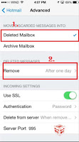 how to delete email from iphone permanently