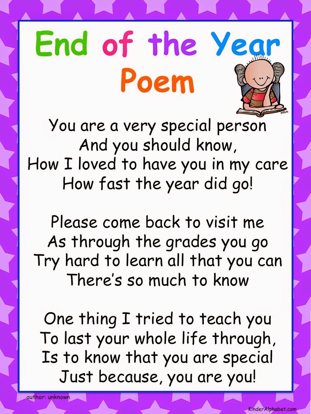 Poems For Grade 4 Students