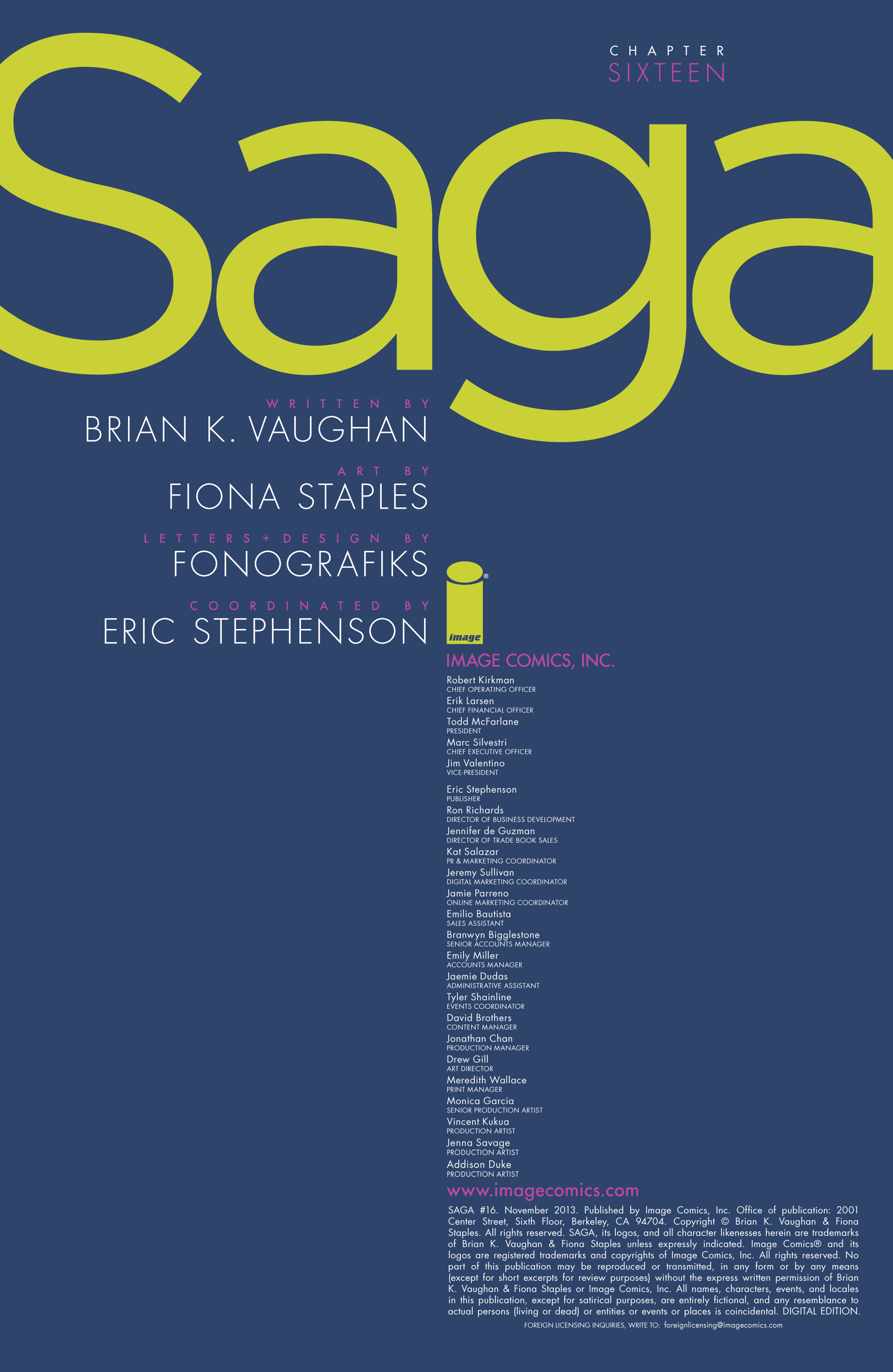 Saga issue 16 - Page 2