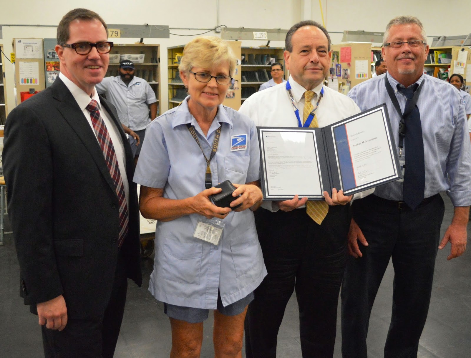 South Florida Postal Blog McNamara Retires after 27 Years