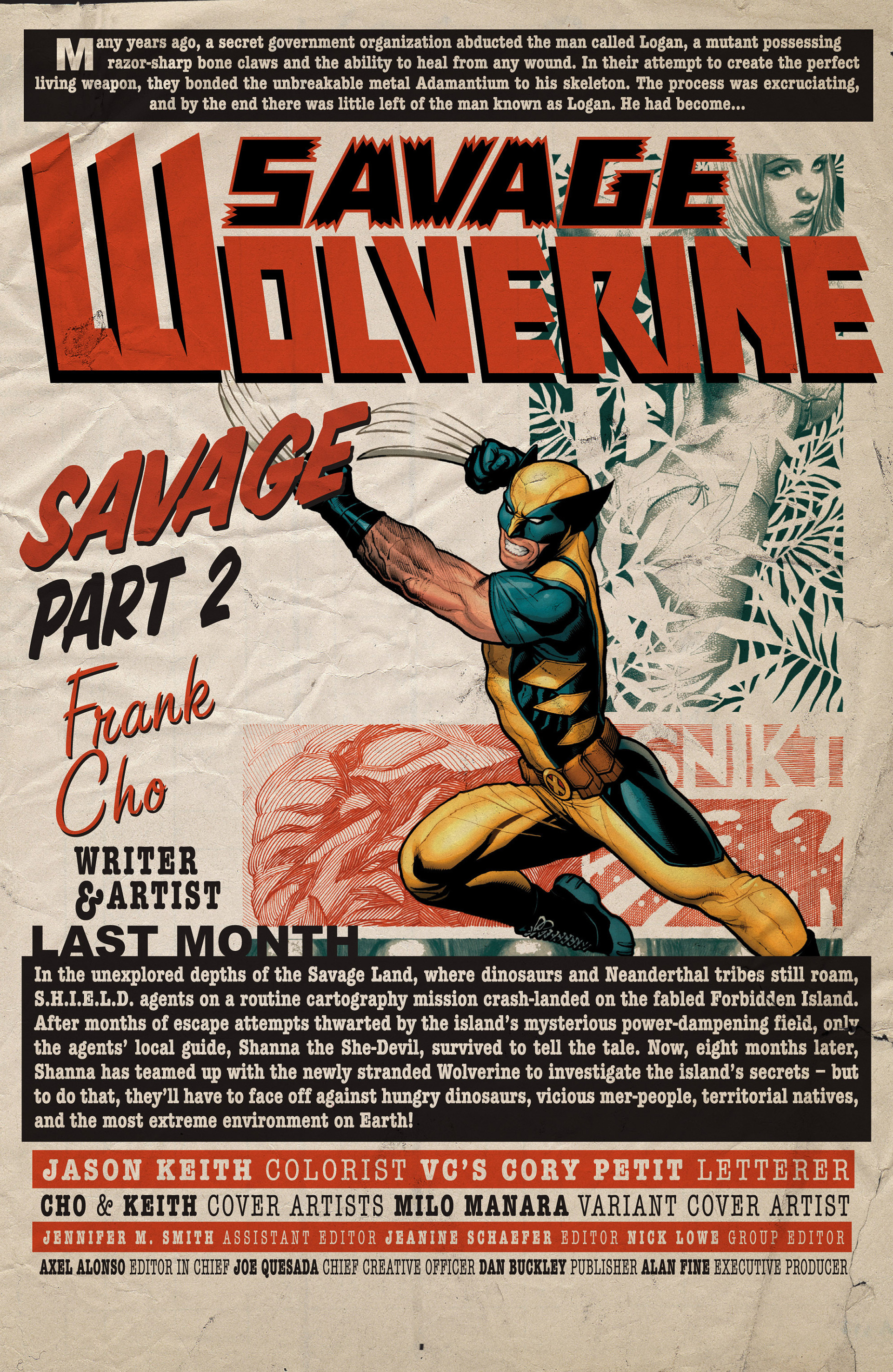 Read online Savage Wolverine comic -  Issue #2 - 2