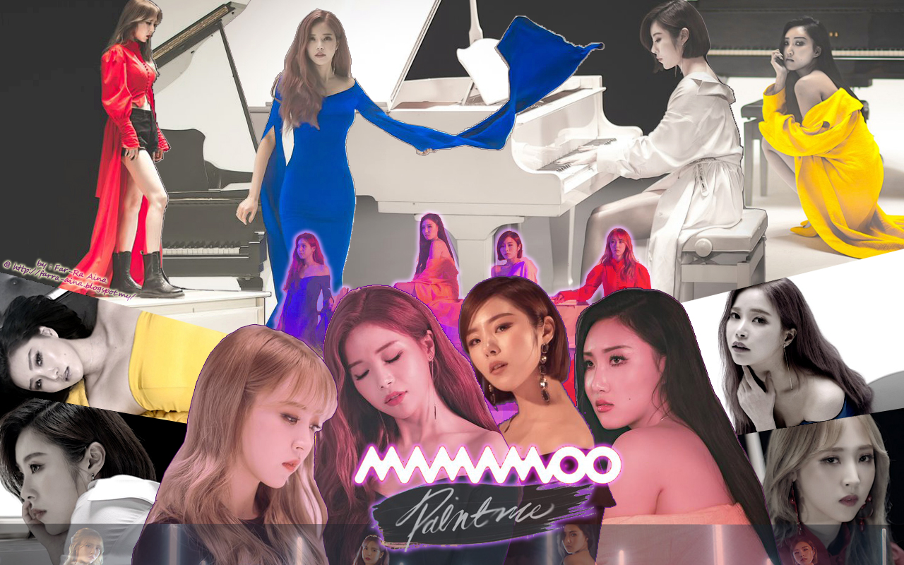 K Pop Lover Mamamoo Paint Me Wallpaper