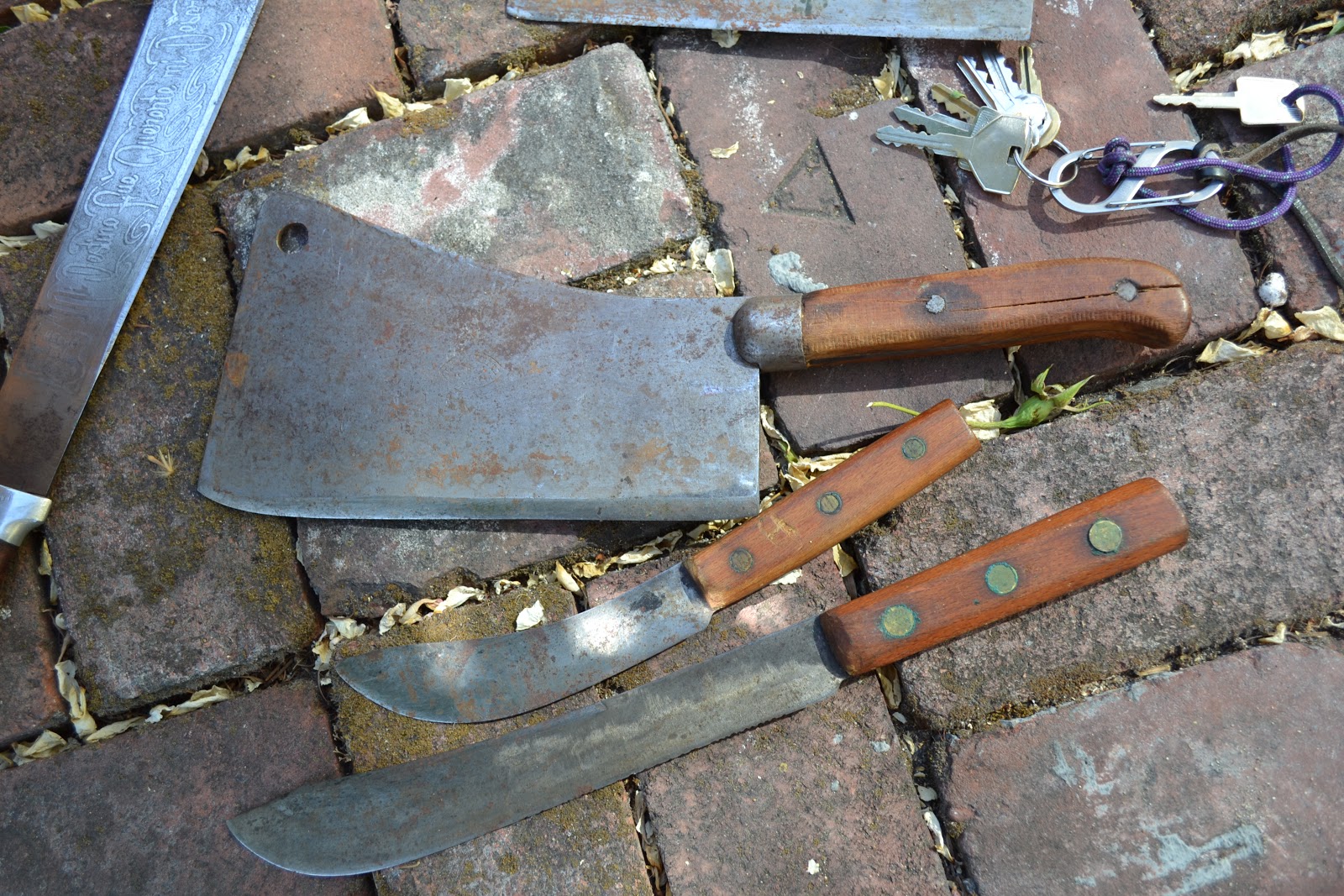 Mobile Knife Sharpening / Knife Sales Vintage Cleavers and Butcher Knives
