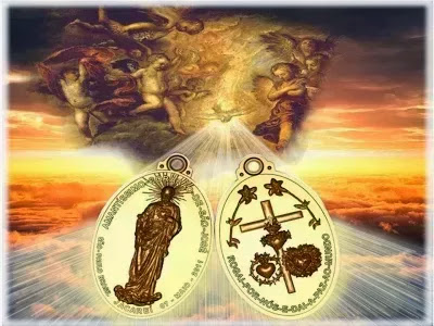 A SANTA MEDALHA DE SÃO JOSÉMarquinho vidente. seita católica. photoshop,Amantíssimo Coração, mensageira da paz