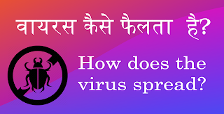 How does the virus spread in Hindi How does the virus spread in Hindi