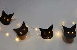 cat string lights