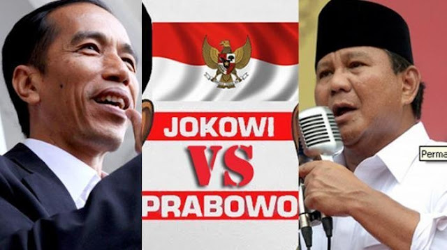 Quick Count Pilpres 2019 SMRC 52,19%: Jokowi 55,05%, Prabowo 44,95%