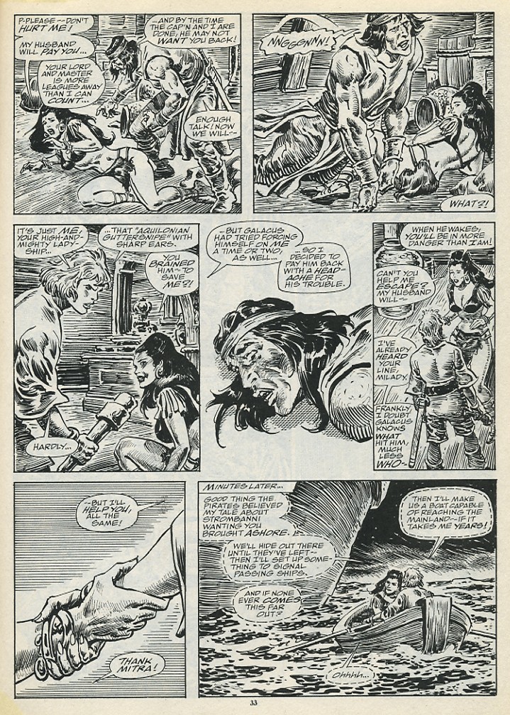 Read online The Savage Sword Of Conan comic -  Issue #196 - 35