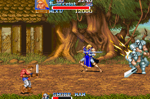 Knights of the Round - Stage 1 Sword Man Screenshot