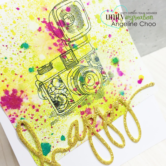 ScrappyScrappy: Easy Messy Ink Splatters with Dylusions [NEW VIDEO] #scrappyscrappy #unitystampco #stamp #stamping #card #cardmaking #dylusion #inkspray #mixedmedia #heidiswapp