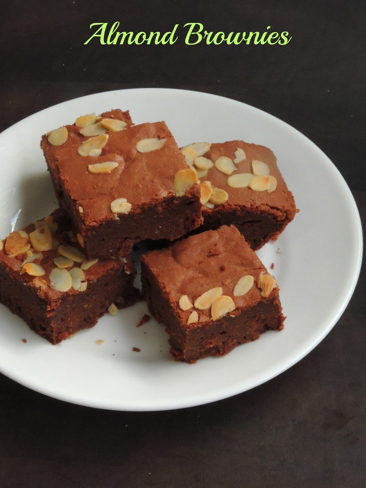 Almond Brownies Cook N Click