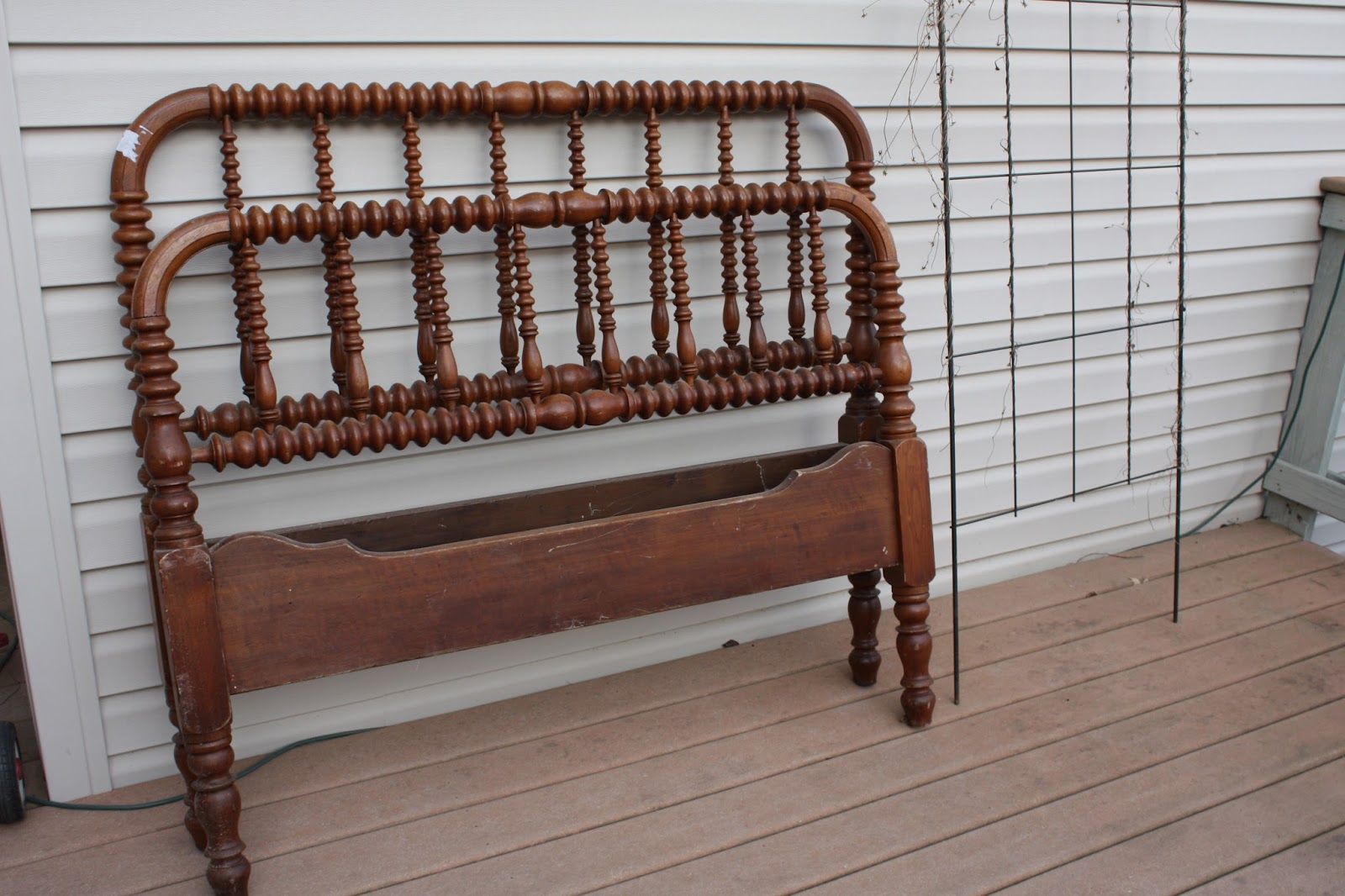 Jenny Lind Bed Made Into Bench at Chad Francis blog