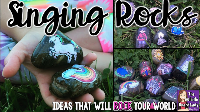 How to Make and Use Singing Rocks (also known as story stones) by Tracy King  An easy DIY tutorial for making singing rocks or story stones to teach storytelling, sequencing, improvisation and even OPERA!  Great for many themes including: fairy tales, Bible stories, camping, outer space, ocean, Peter and the Wolf, Carnival of Animals and more.  No paint pens or Sharpies are needed for this great teacher craft!