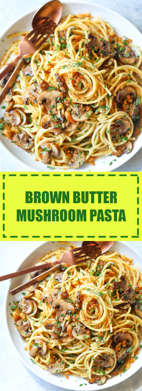 Brown Butter Mushroom Pasta Brown Butter Mushroom Pasta