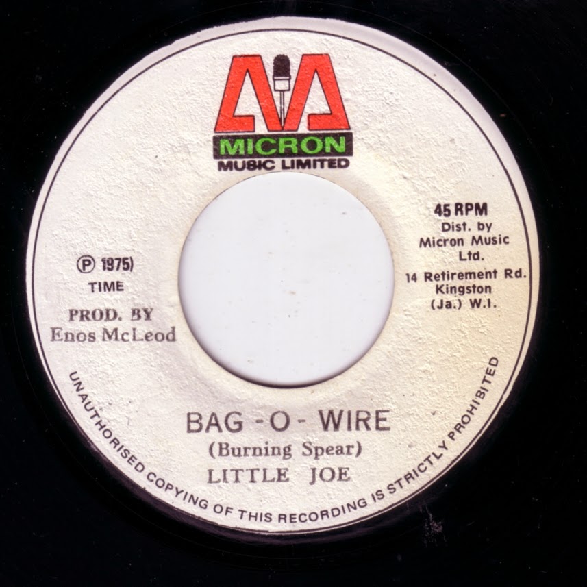DISCOU REGGAE Little Joe BagOWire1975