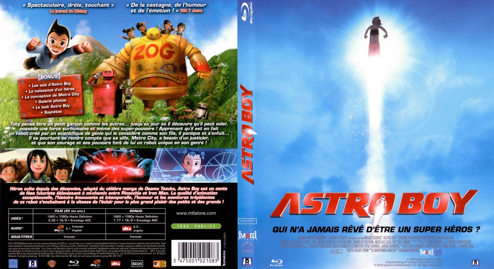 BLURAY JAQUETTES BLURAY Astro Boy