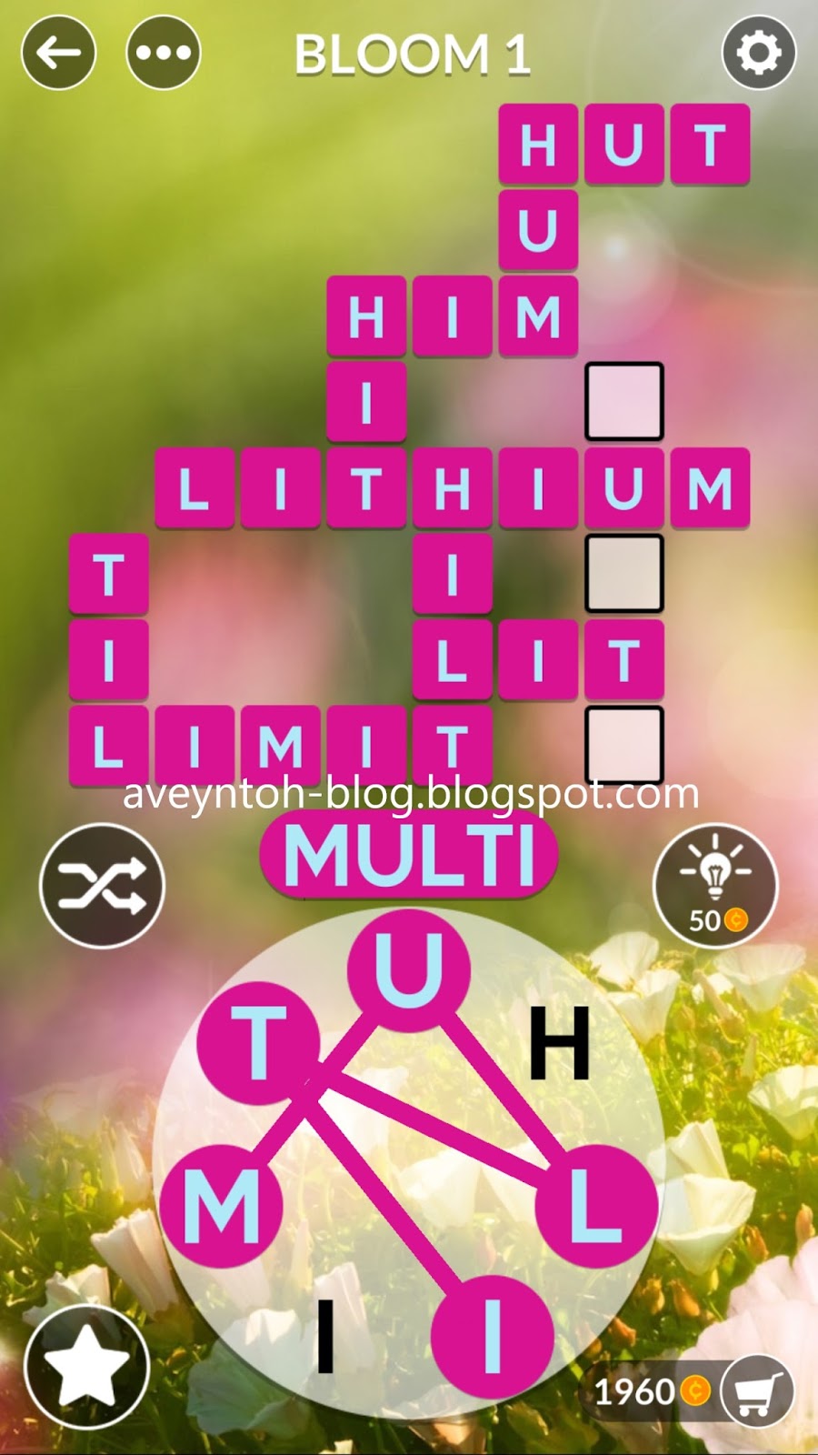 Aveyn's Blog Wordscapes Answers FLORA BLOOM