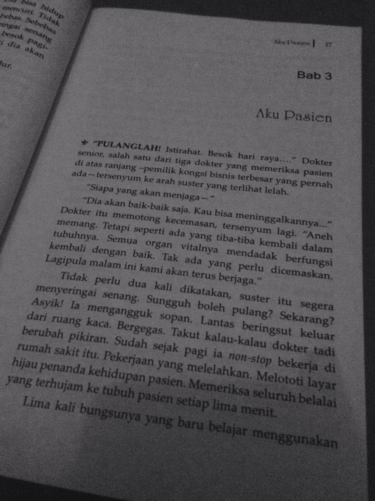 Resensi Novel Per Bab Ilustrasi