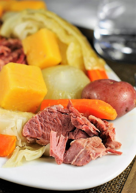 New England Boiled Dinner with Corned Beef Image