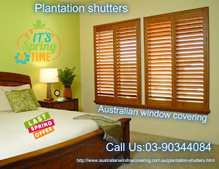 Plantation shutters