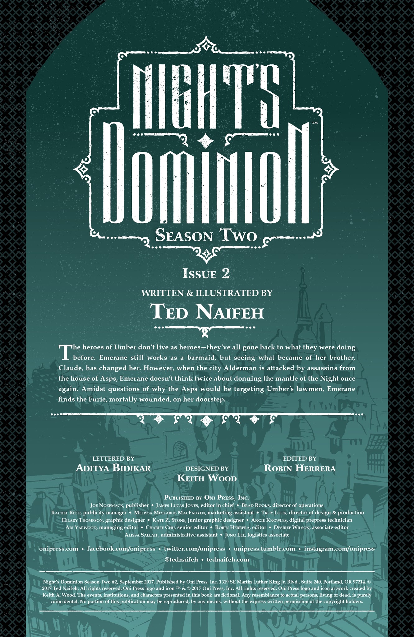 Read online Night's Dominion Season Two comic -  Issue #2 - 2