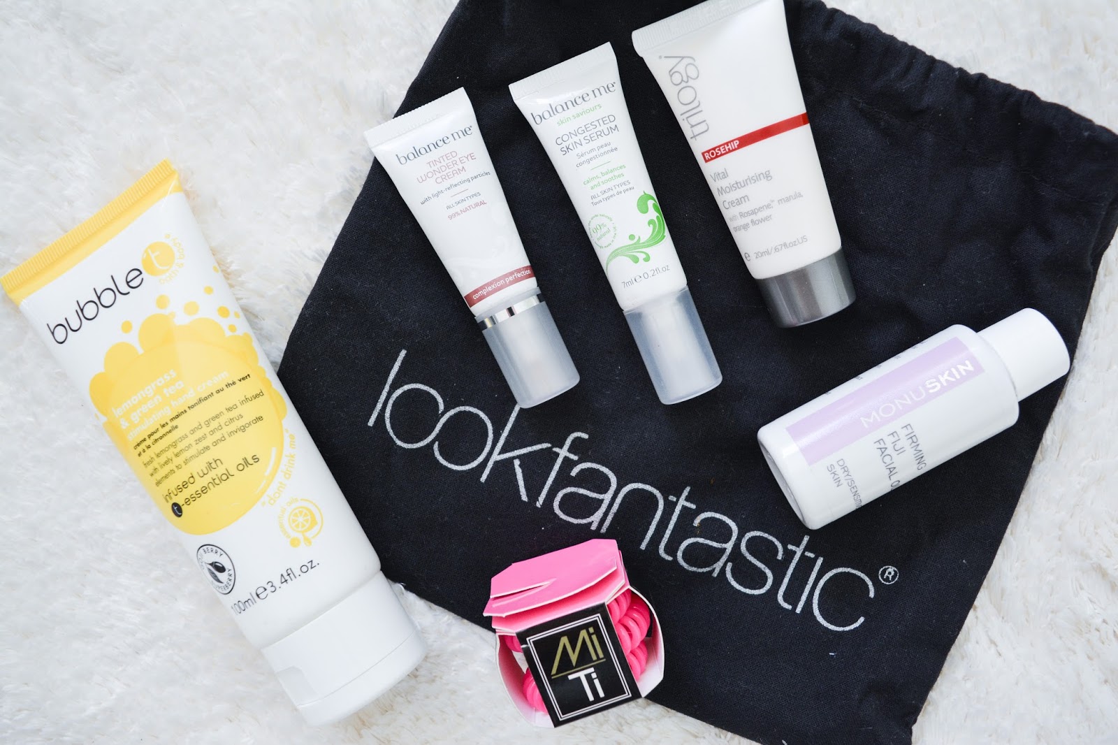 Look Fantastic Mystery Bag Pink Ivory Makeup