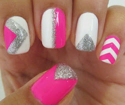 nail designs pink mind blowing nails silver polish girly idea summer trends