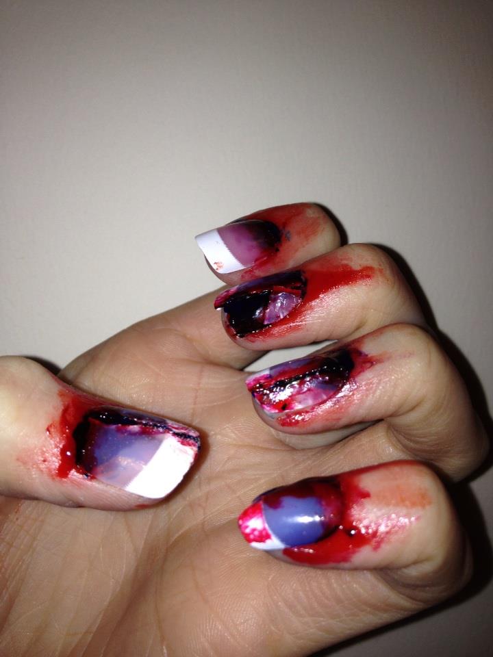 Nails by Mellissa.: Bloody Halloween Nails.