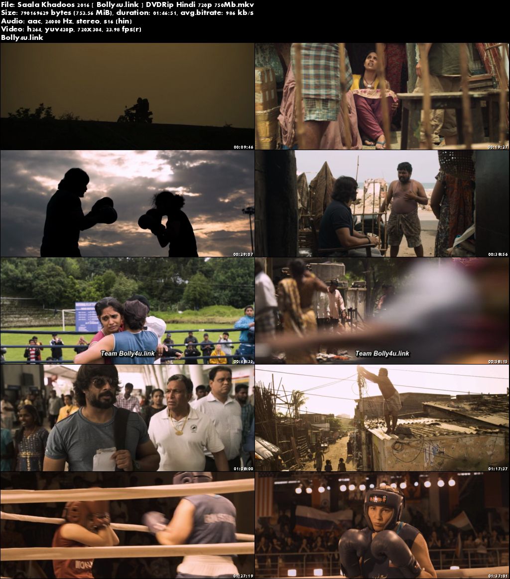 Saala Khadoos 2016 DVDRip 300MB Full Hindi Movie Download 480p Saala Khadoos 2016 DVDRip 300MB Full Hindi Movie Download 480p