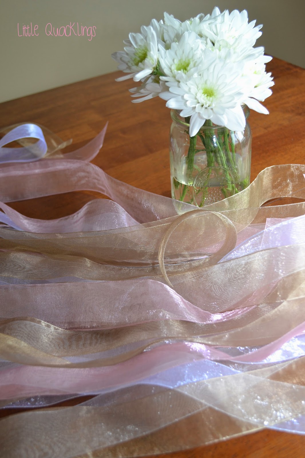 DIY Ribbon Garland Little Quacklings