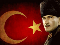 Atatürk ve Bayrak Gifi