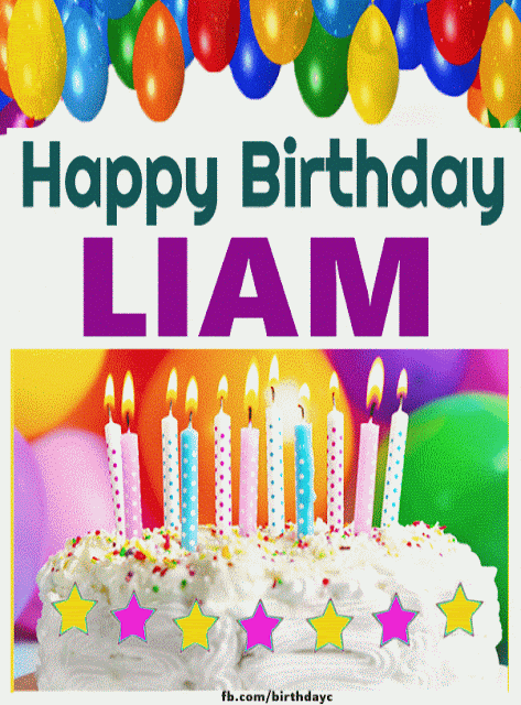 Happy Birthday LIAM images gif messages - HBDAY.ART