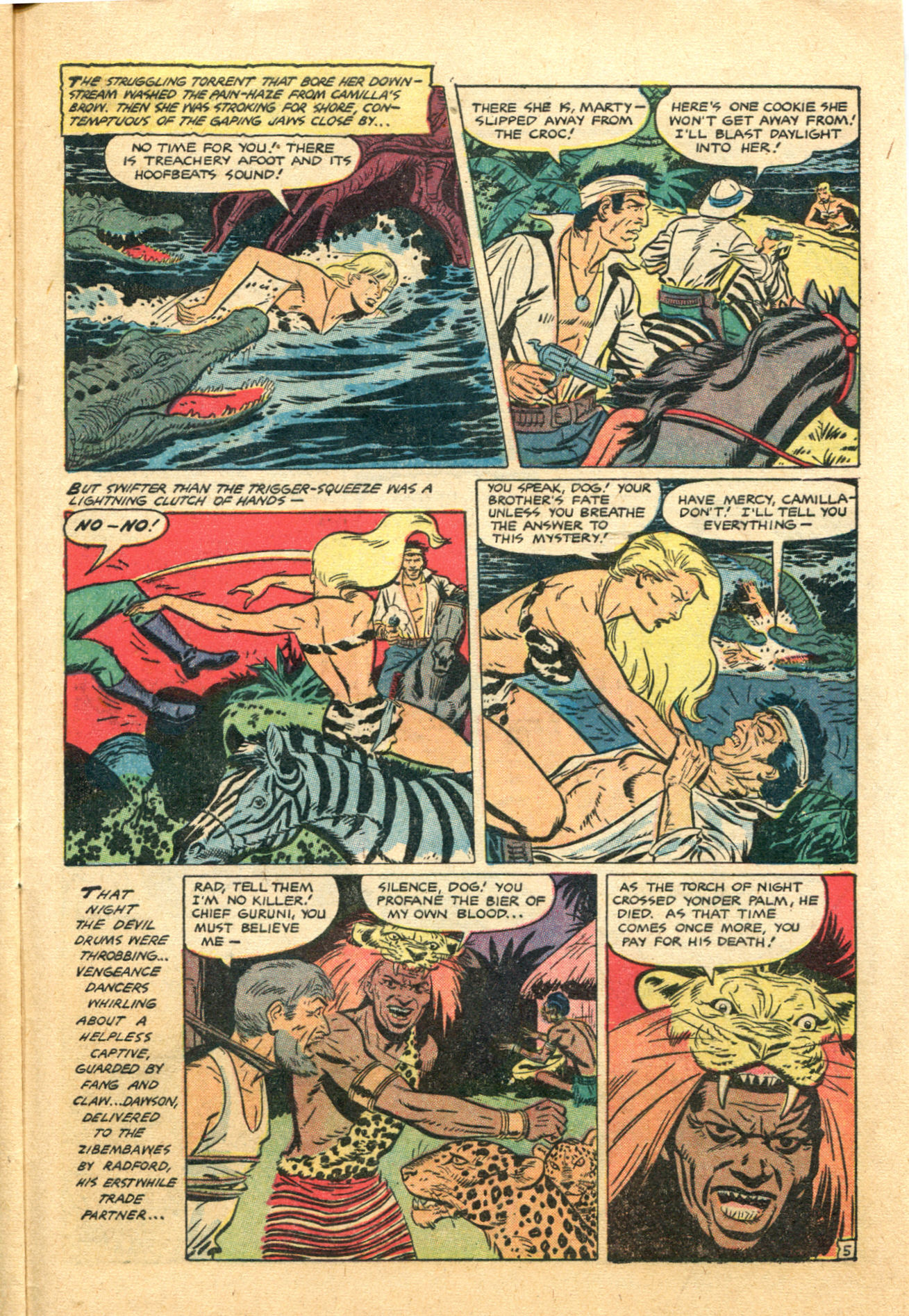Read online Jungle Comics comic -  Issue #147 - 33