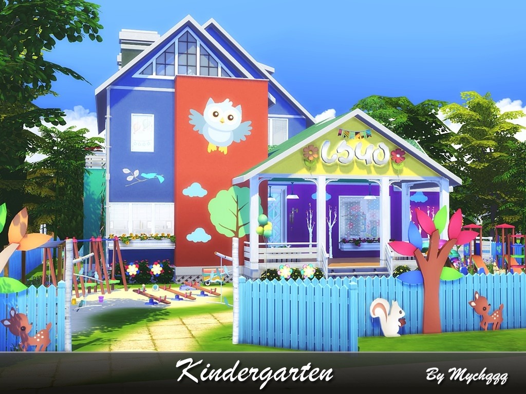 Sims 4 CC's The Best Kindergarten by MychQQQ
