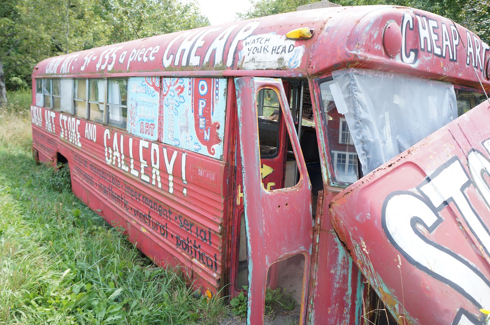 meriwinkle Bread and Puppet's Cheap Art Bus