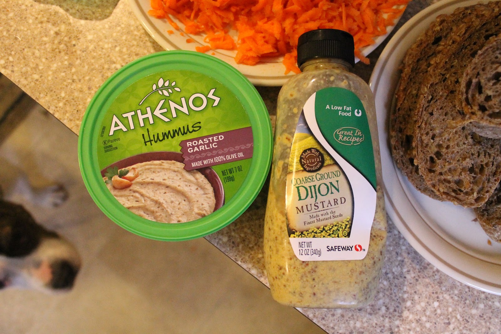 Crown Hill: Veggie Hummus Sandwich