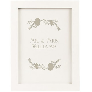 Silver Personalized Wedding Guest Book